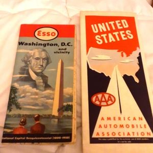 VINTAGE MAPS 1950-55